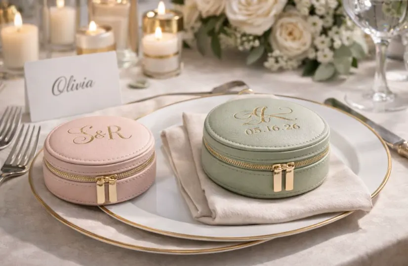 Personalized Jewelry Cases for Wedding Favors: Affordable Luxury Trends for 2026 Personalized Jewelry Cases for Wedding Favors: Affordable Luxury Trends for 2026