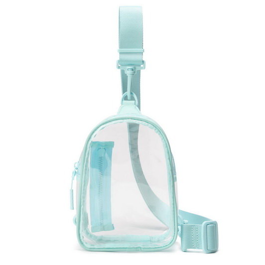 Waterproof PVC Clear Sling Bag Crossbody Chest Pack with Adjustable Strap