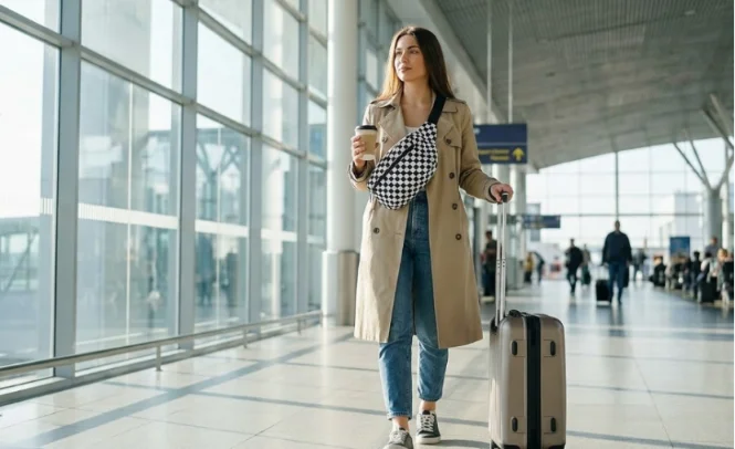 Nylon Chest Bag for Travel | Hands-Free & Anti-Theft | Chic Nylon Chest Bag for Travel | Hands-Free & Anti-Theft | Chic