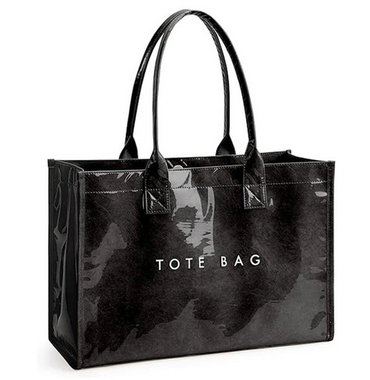black tote bag