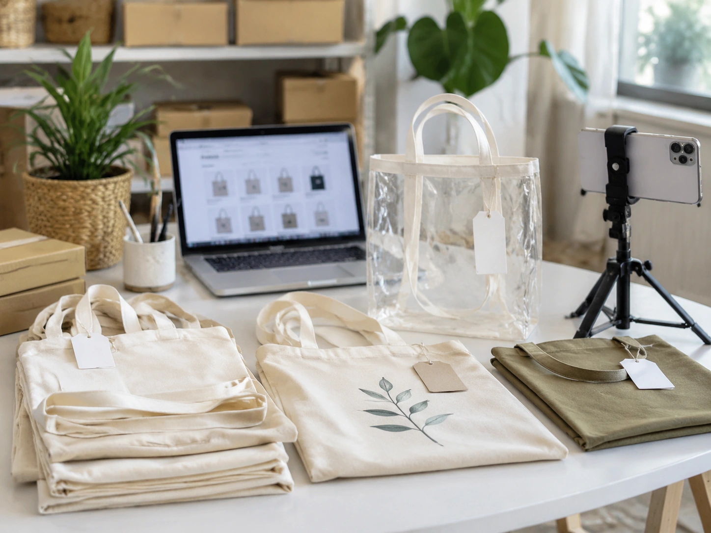Wholesale tote bags for Amazon and TikTok Shop online retail sourcing