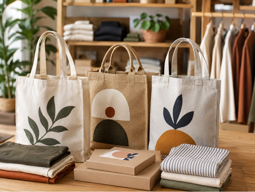 custom tote bags for retail brand packaging
